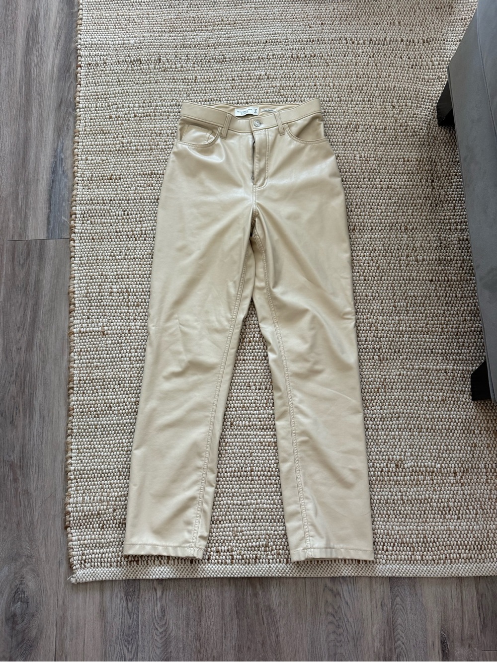 Abercrombie curve love faux leather pant